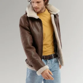 Castillo RAF Aviator B3 Flight Bomber leather Jacket