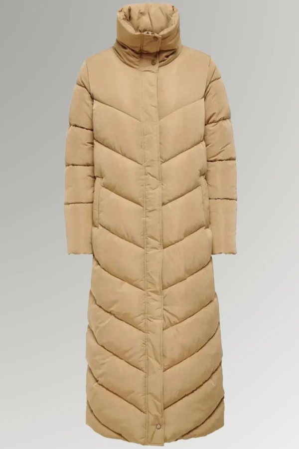Duncan Women's Trench Quilted Beige Coat