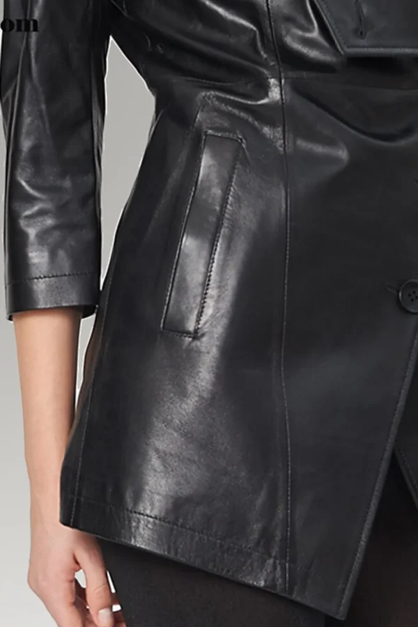 Eva Women's European and American style leather jacket