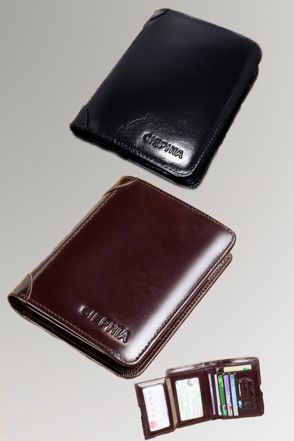 Matthew M. Garcia Men's Classic Vintage Leather Wallet