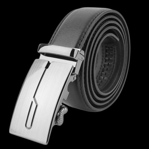 Mark H. Walker Classical Genuine Leather Automatic Buckle belt for Men's