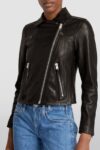 All Saints Dalby Black Biker Leather Jacket