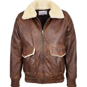 Donald C. Willis Classic G-1 Flight Aviator Bomber Leather Jacket