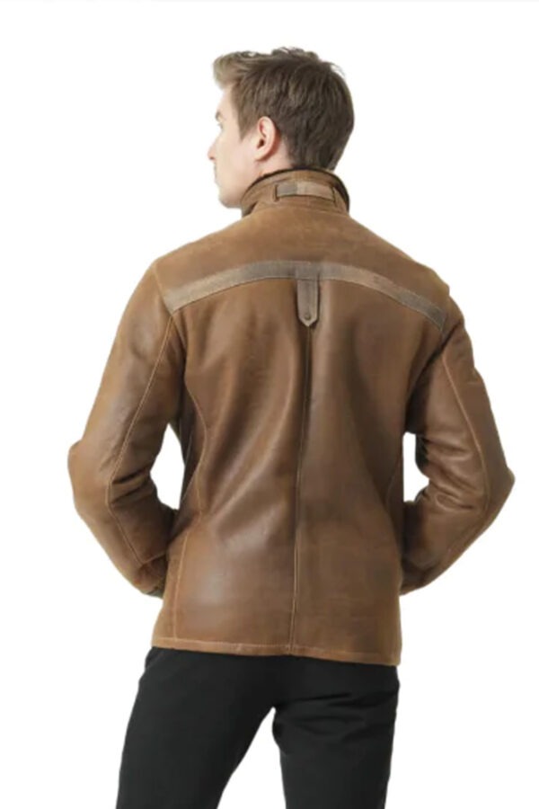 Dave Parker Men's Classic Leather Coat