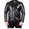 Marcus Edwards Black Genuine Leather Jacket